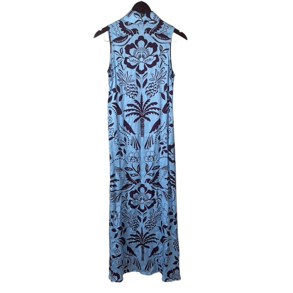Corey Lynn Calter Tropical Sleeveless Shirt Dress Maxi Anthropologie Size XXS - Picture 4 of 8